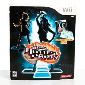 Dance Dance Revolution Hottest Party Nintendo Wii Dance Pad Mat & Game